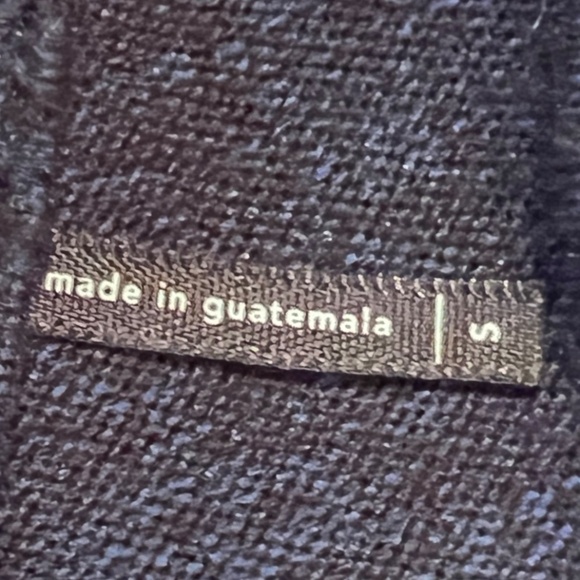 Anthopologie Navy and Black Marled Scoop Neck Swing Sweater - Small - Picture 12 of 14